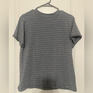 Lululemon All Yours Tee- Gray Striped